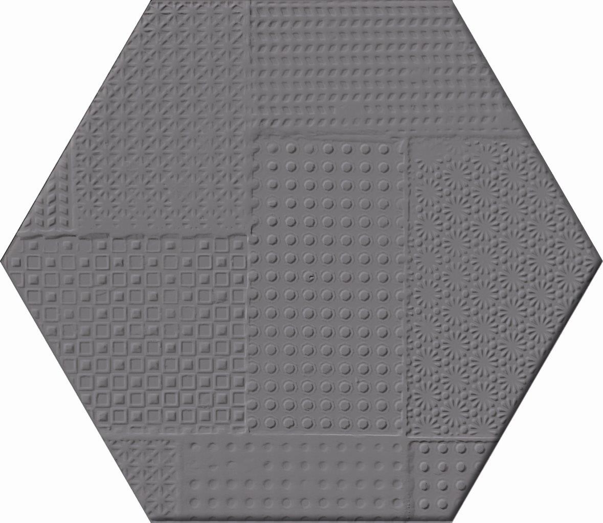 Skin Komodo 8x7 Hex Tex Porcelain Tile