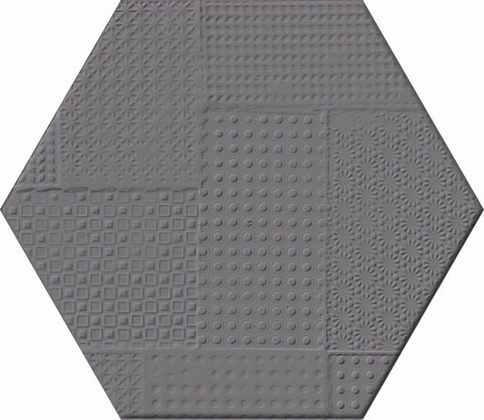Skin Komodo 8x7 Hex Tex Porcelain Tile