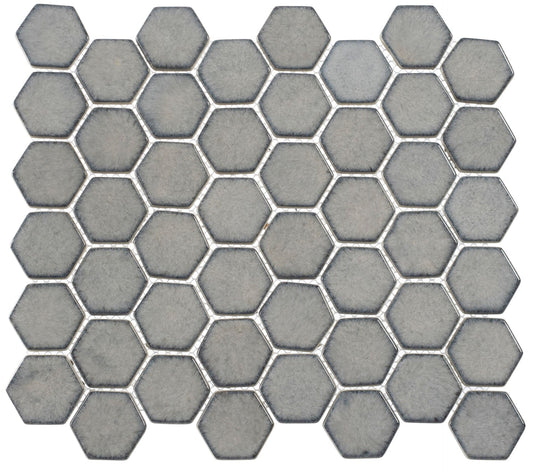 Greenwich Downtown Fervor 2" Hexagon Mosaic