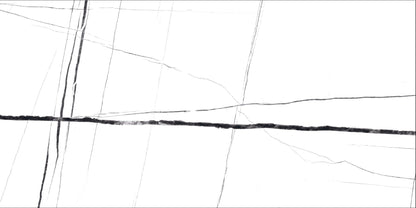 Granda Sahara Noir White 24x48 Porcelain Tile