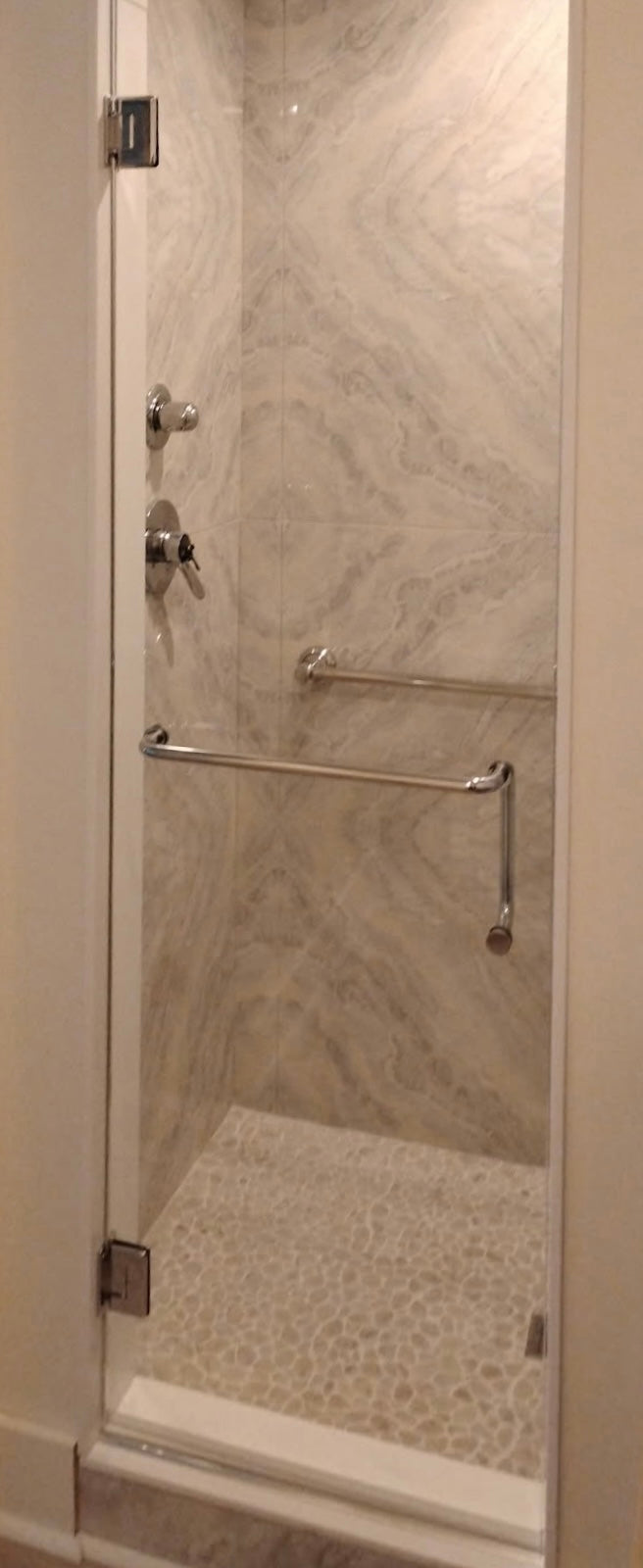 Glass Shower Door 23-3/8"x76-1/2"