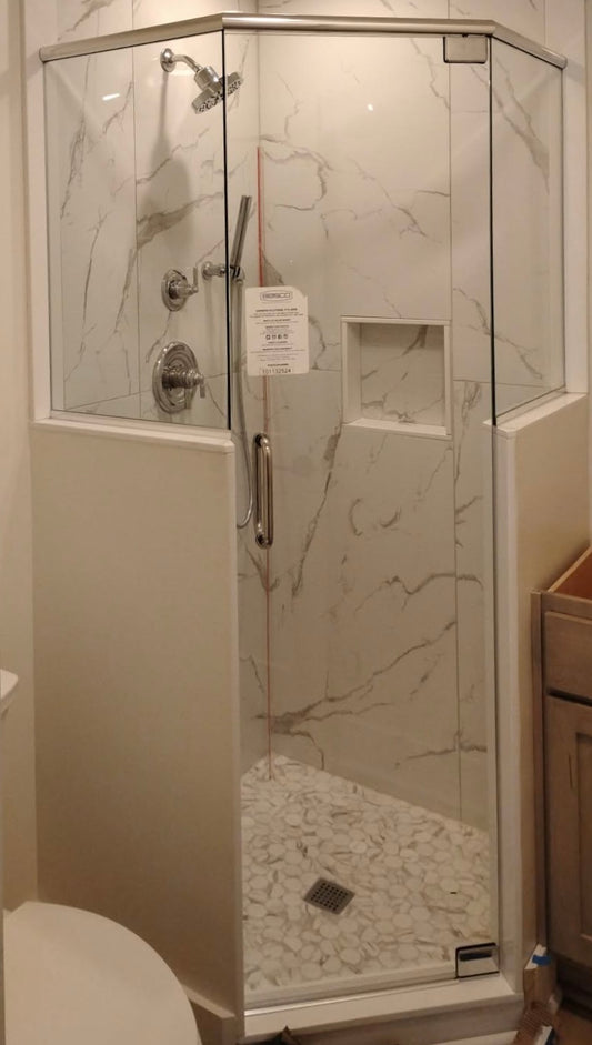 Glass Shower Neo Angle 60"x78"