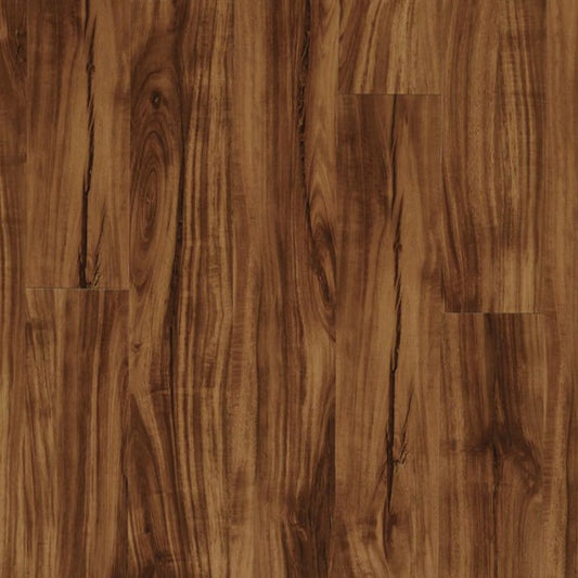 A close-up image of a wood grain patterned floor covering, likely to be laminate or engineered wood flooring.