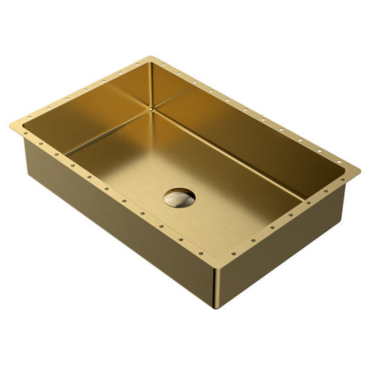 Gold Undermount Vanity Sink 21-5/8"