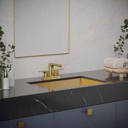 Gold Undermount Vanity Sink 23-5/8"