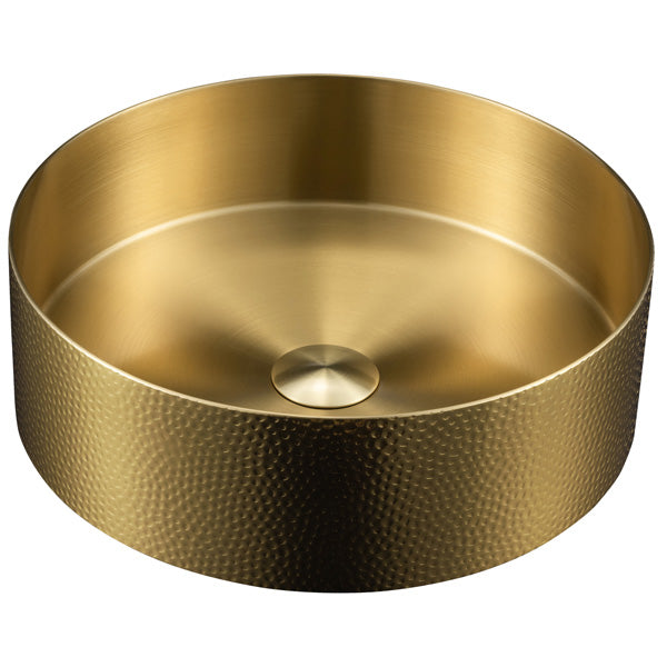 Gold Vessel Vanity Sink 15"
