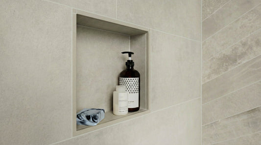 Greige Square Edge 3/8" Corner