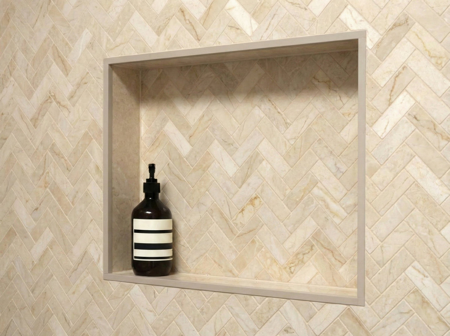 Greige Square Edge 3/8" 8ft 2in