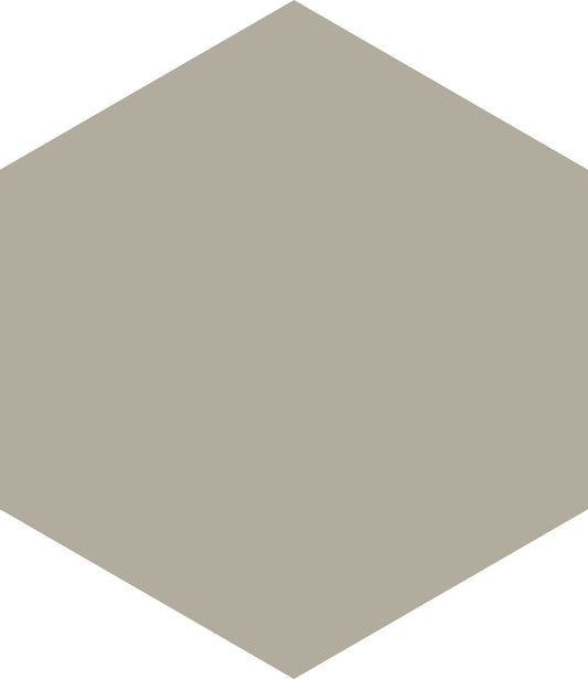 Grey Matte 7X8 Hexagon