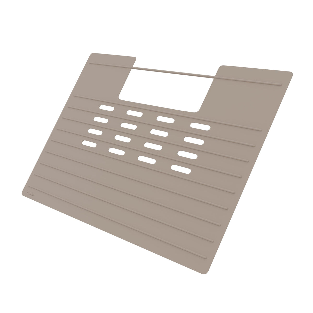 Grey Vanity Bath Mat 22"