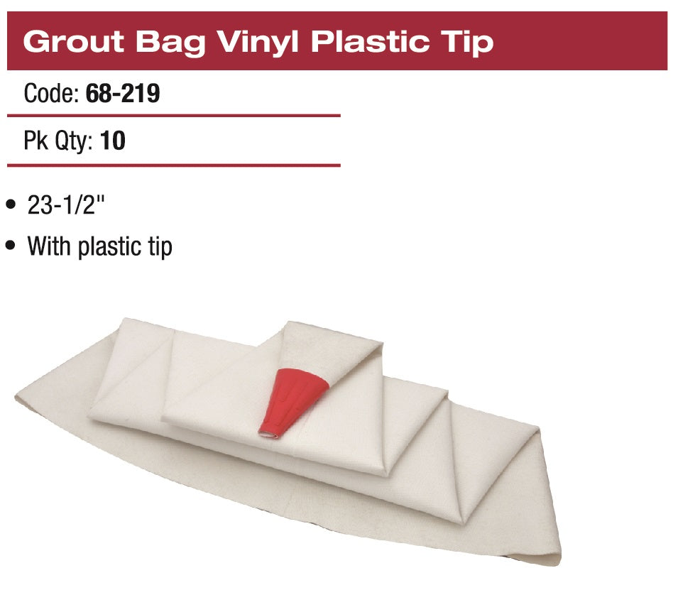 Grout Bag with Rubber Tip