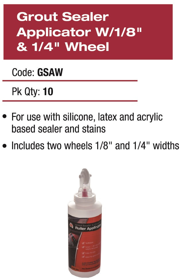 Grout Sealer Applicator Roller