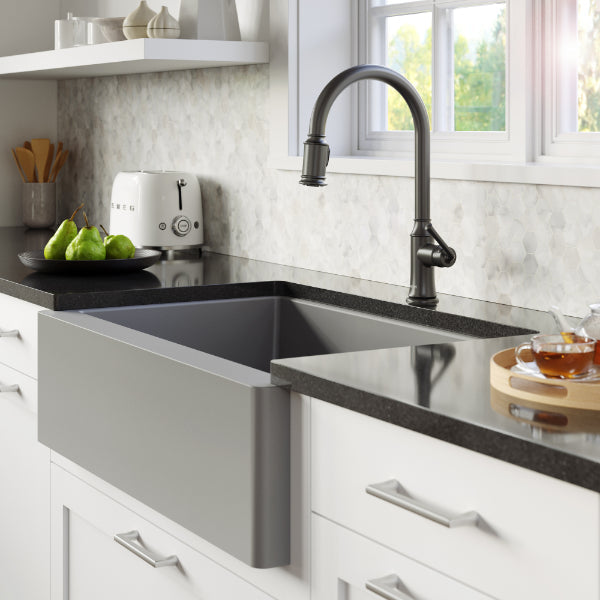 Gunmetal Grey Auburn Faucet 16-1/2"