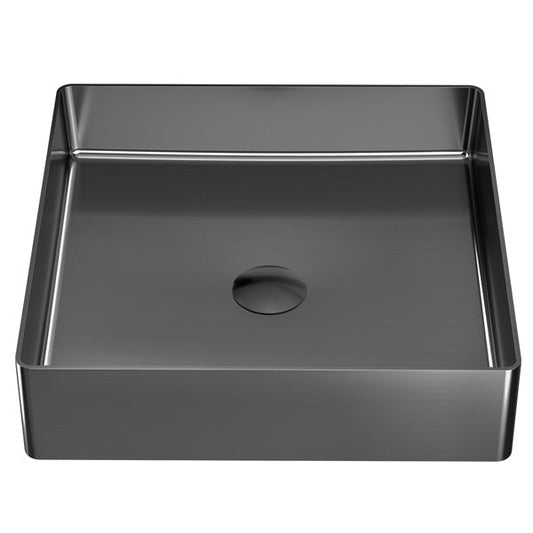 Gunmetal Grey Vessel Vanity Sink 15-3/4"