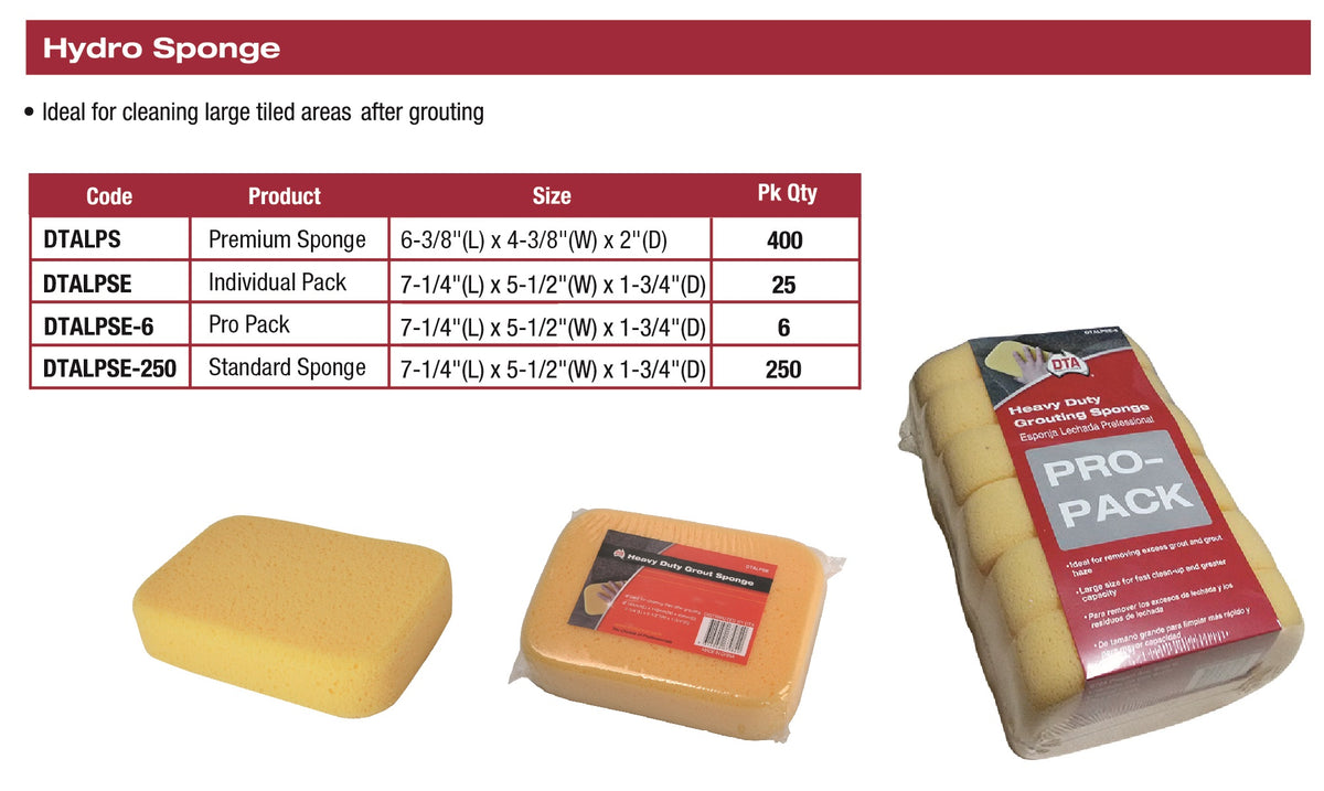 Hydro Sponge Extra Large 400 Case