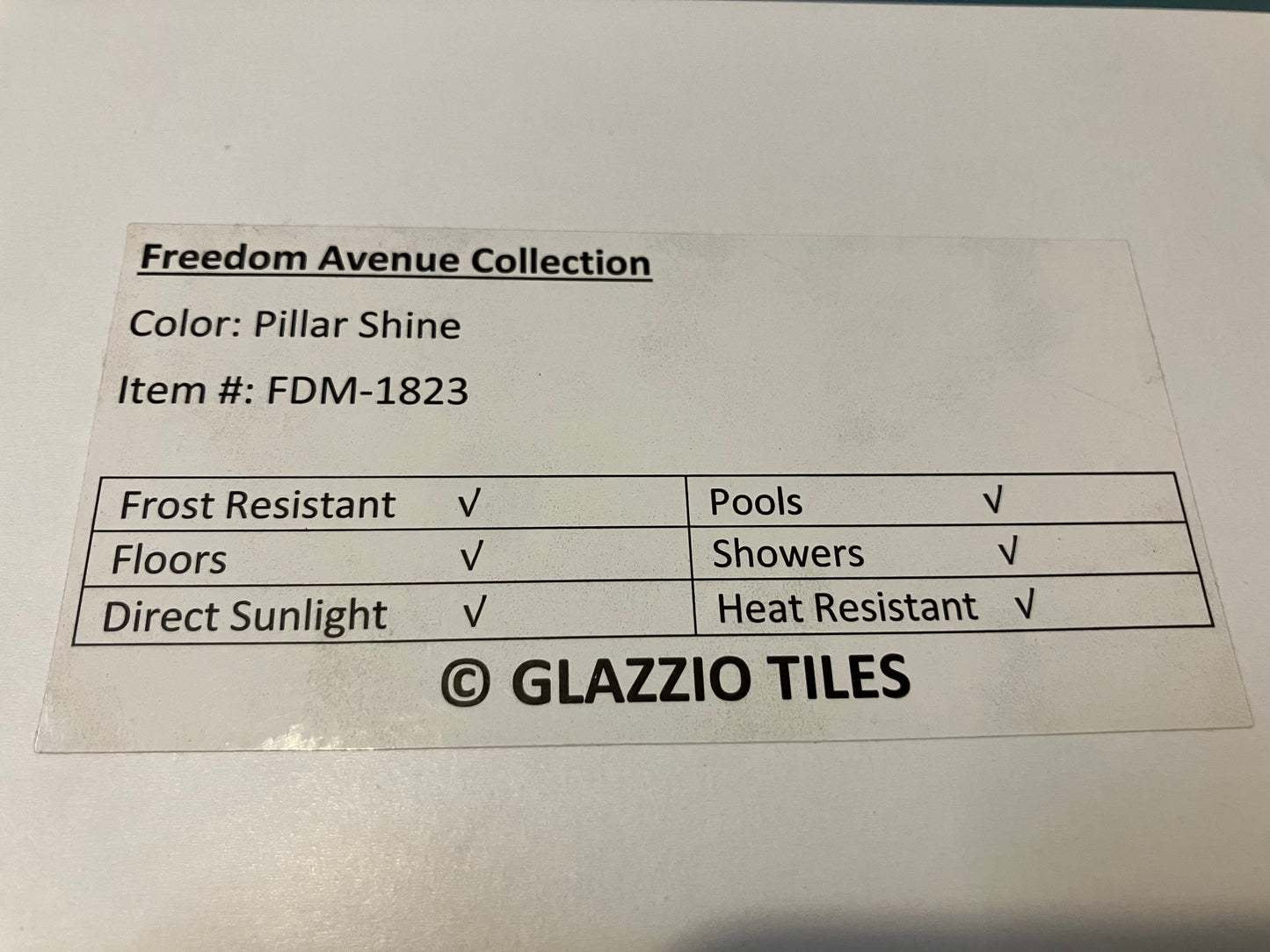 Pillar shine