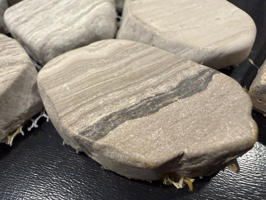 Wooden White Pebbles