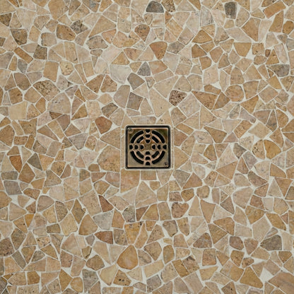 Scabos Travertine Paledien 12x12 Tumbled, Unfilled