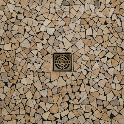 Scabos Travertine Paledien 12x12 Tumbled, Unfilled