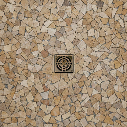 Scabos Travertine Paledien 12x12 Tumbled, Unfilled