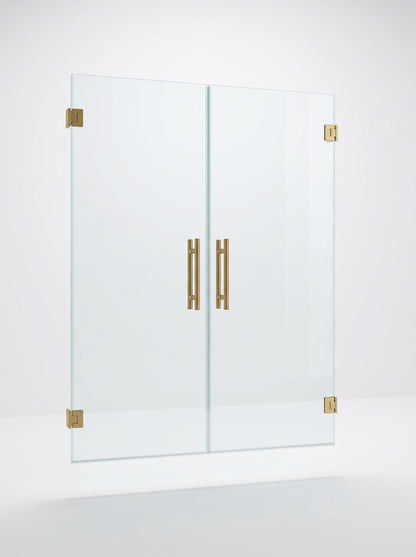 Brushed Bronze Double Door 51"x84"