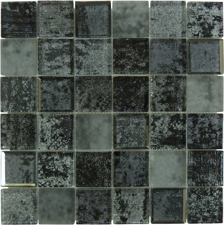 Infinity Black 12x12 Mosaic