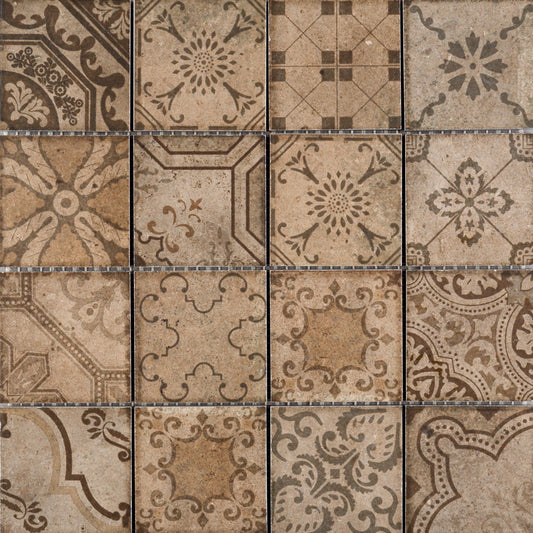 Brown Deco 3x3