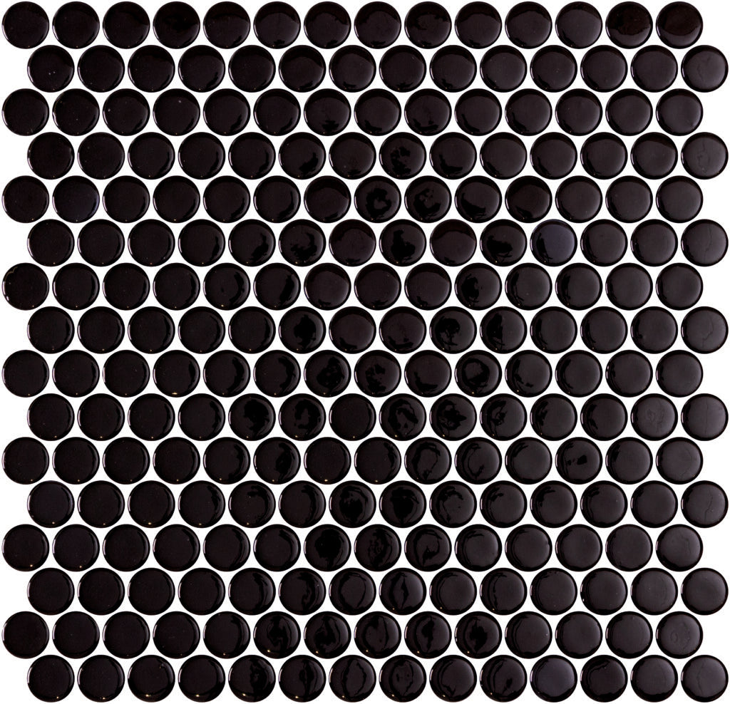 Shiny Black Penny 11x11