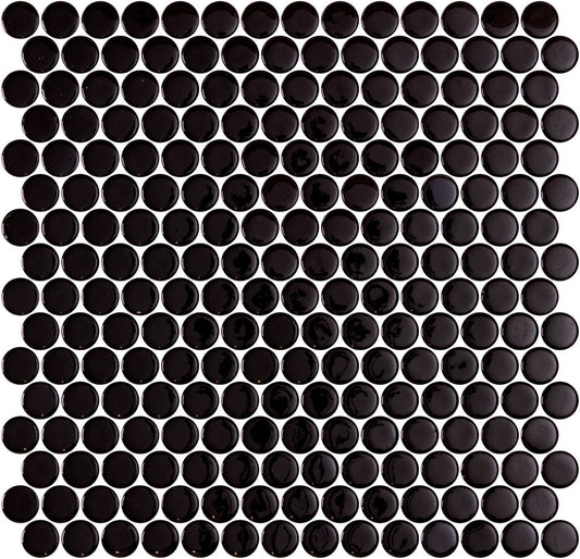 Shiny Black Penny 11x11