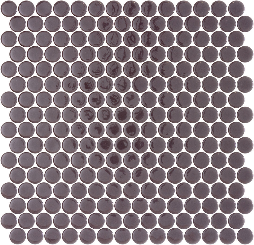 Shiny Dark Grey Penny 11x11