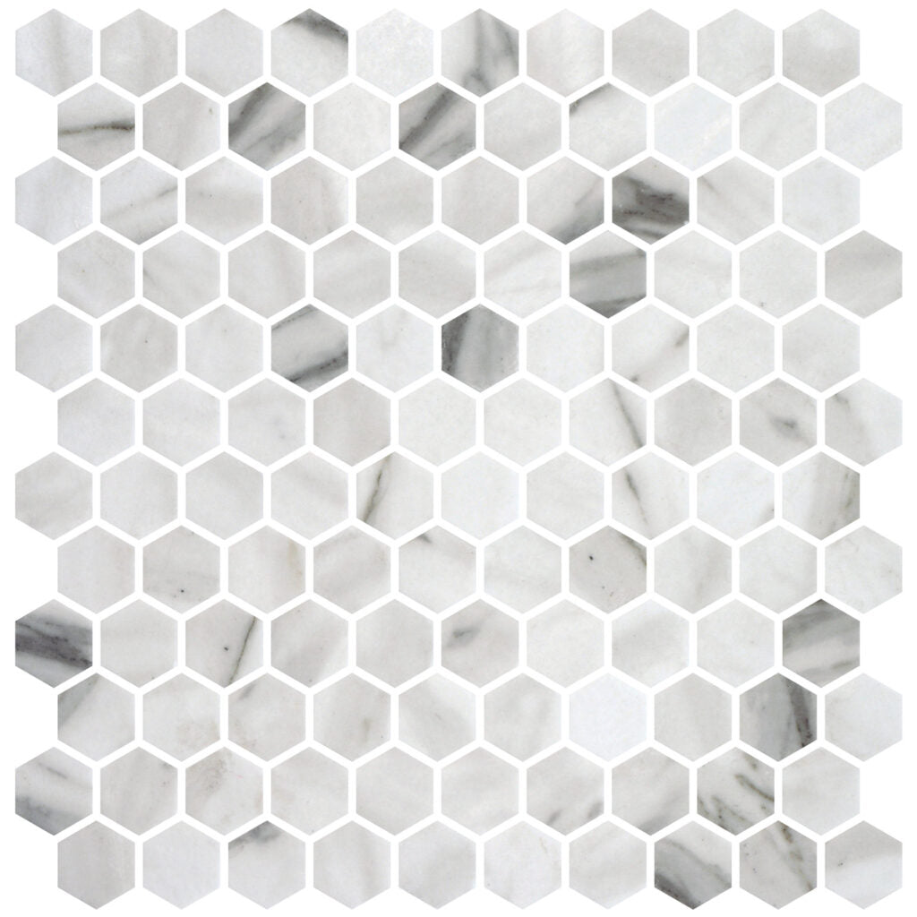 Calacatta Matte Hex 11x11