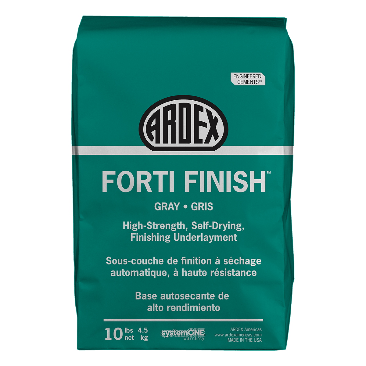 FORTI FINISH High-Strength Self-Drying Finishing Underlayment