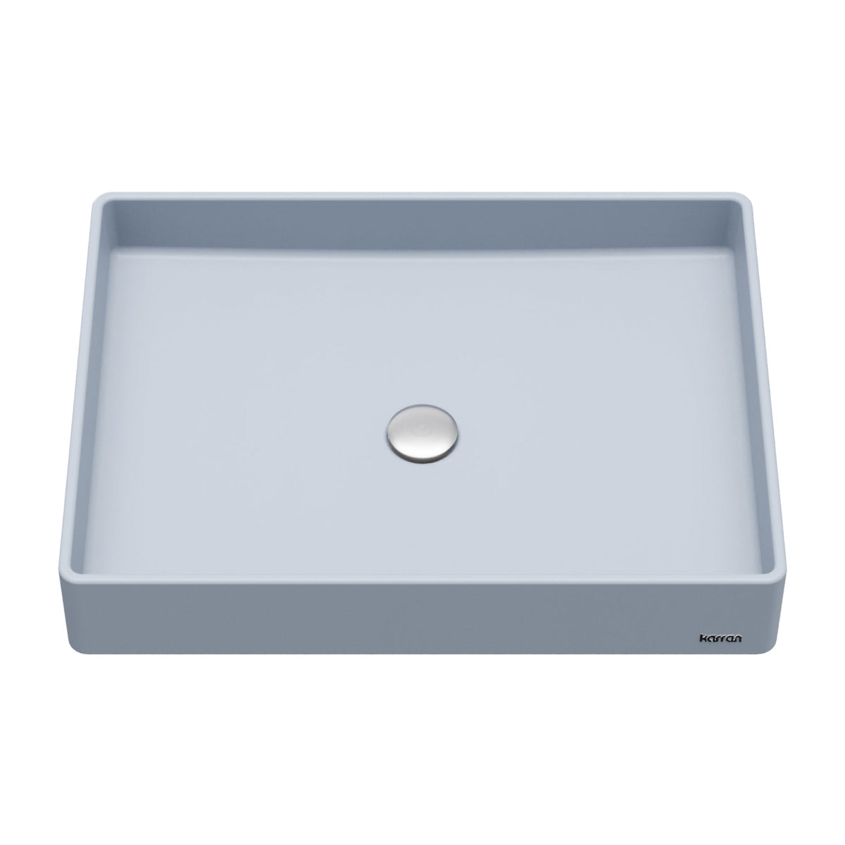 Ice Blue Spark Quartz Vessel Vanity Sink 23-5/8"