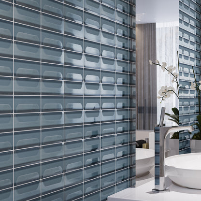 Jetson Moda Little Dipper 2X6 Glass Mosaic
