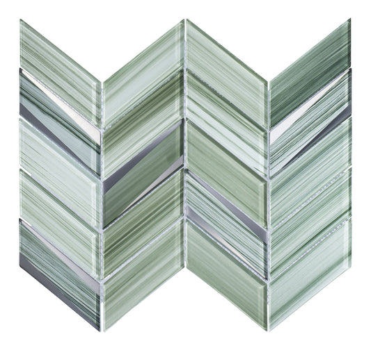 Kohala Mahu Tropical 11x14 Glass Mosaic