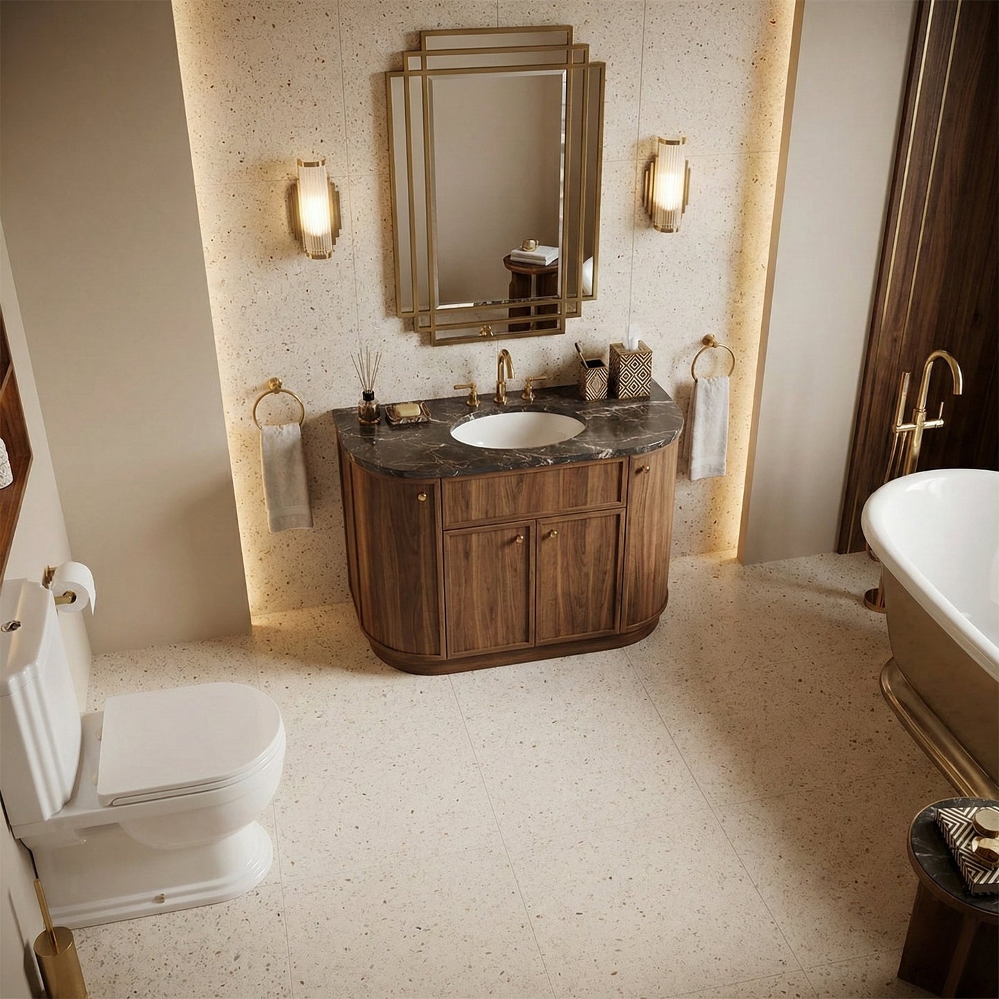 Kashmir Beige 16x16 Polished