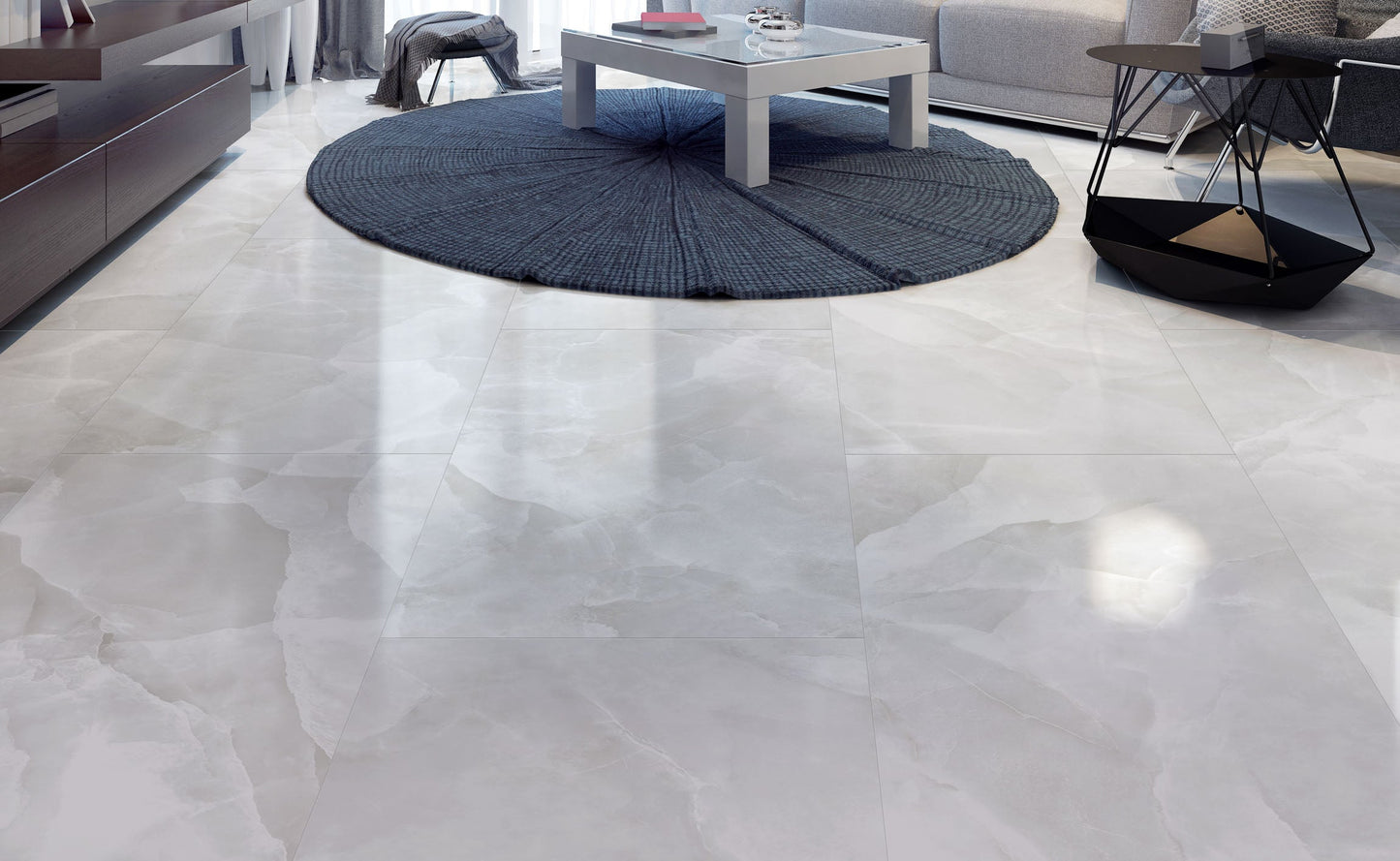 Granda Onyx White 24x48 Porcelain Tile