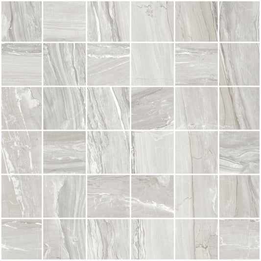 Granda II Eos Pearl 2x2 Porcelain Mosaic