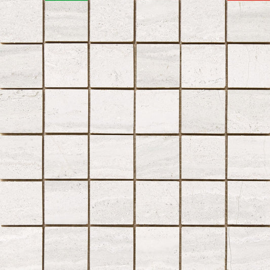 Granda II Tuscany White 2x2 Porcelain Mosaic