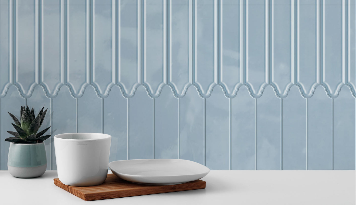 Orleans Delta Blues 2x9 Lantern Flat Ceramic Tile