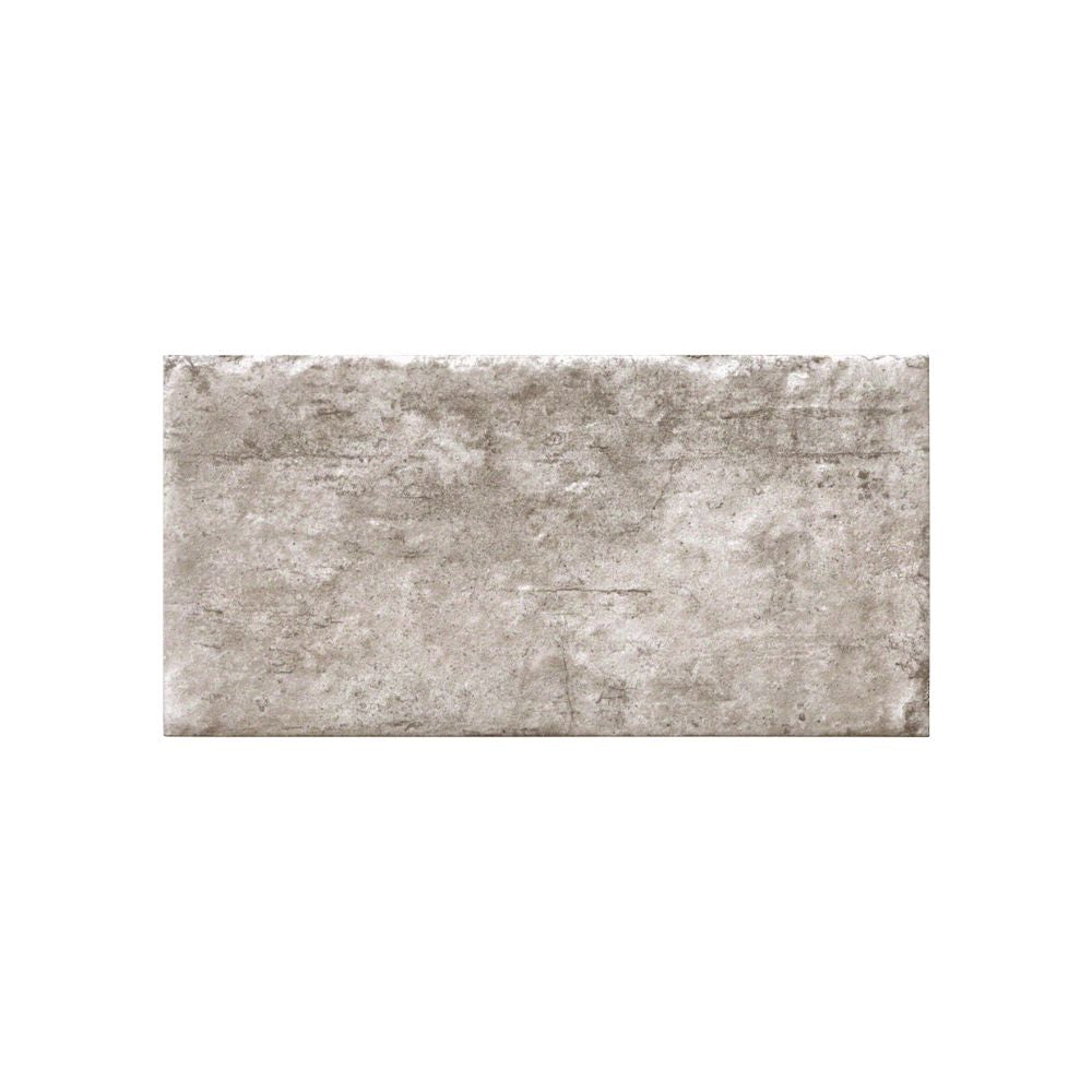 Gotham Light Grey 4x8 matte brick-look porcelain