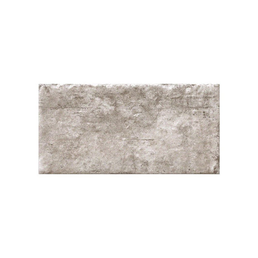 Gotham Light Grey 4x8 matte brick-look porcelain