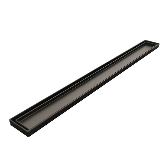 Linear Drain Kit 3x72 Black Tileable