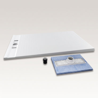 Linear Drain Shower Pan Kit 38x60