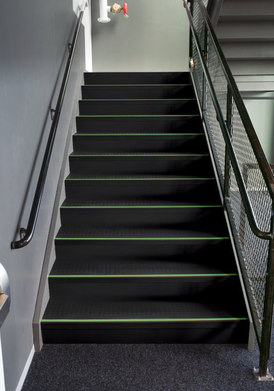 Luminous Black Stair Tread 48"