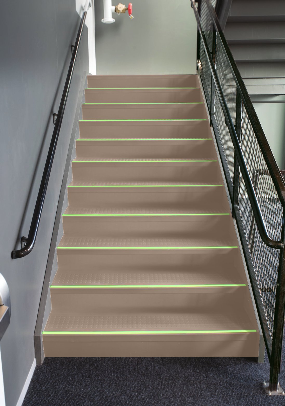 Luminous Tan Stair Tread 48"