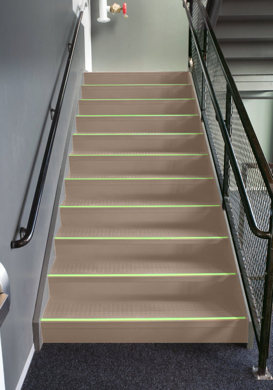 Luminous Tan Stair Tread 48"