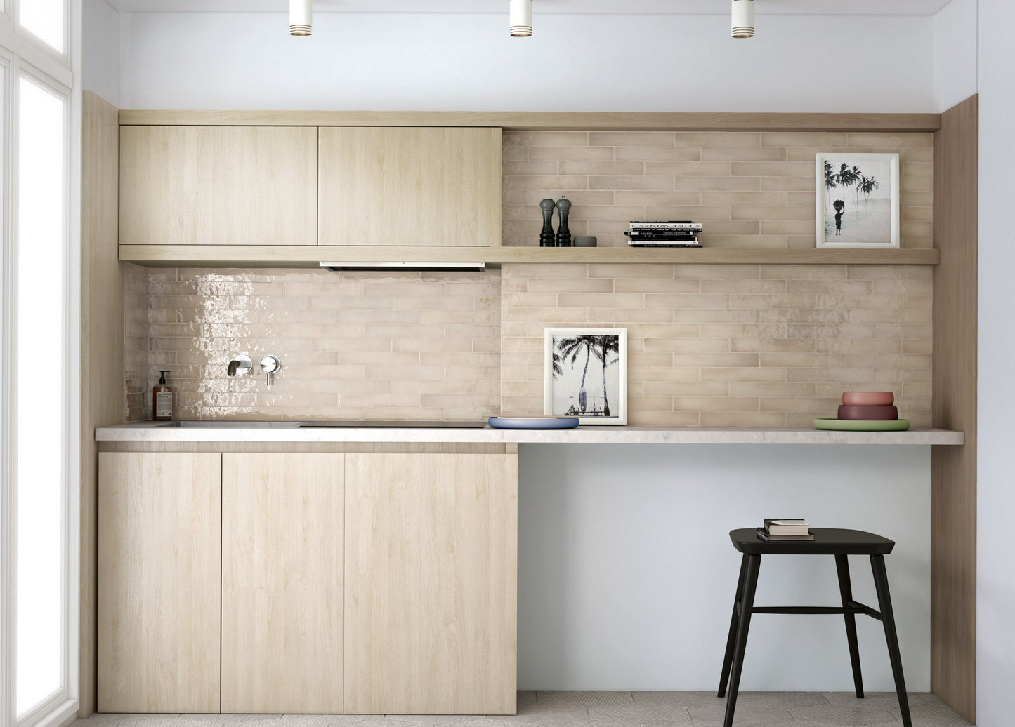 Manacor Beige Argile 2.5x16 Ceramic Tile