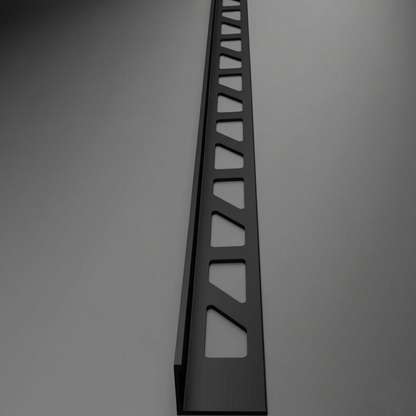 Black 2D Edge 1/2"
