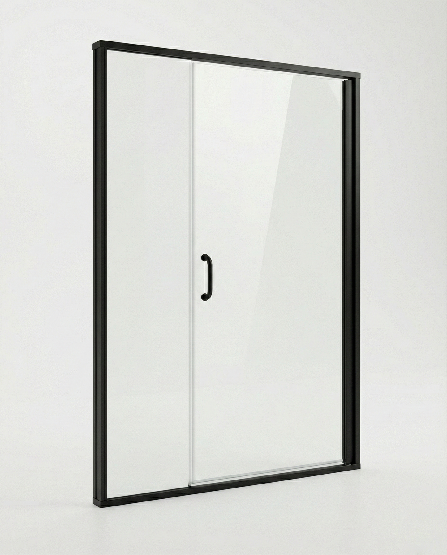 Matte Black Door & Panel 48" x 68-5/8" AquaglideXP